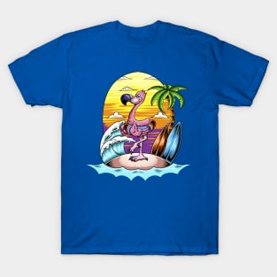 Summer Paradise Flamingo T-Shirt